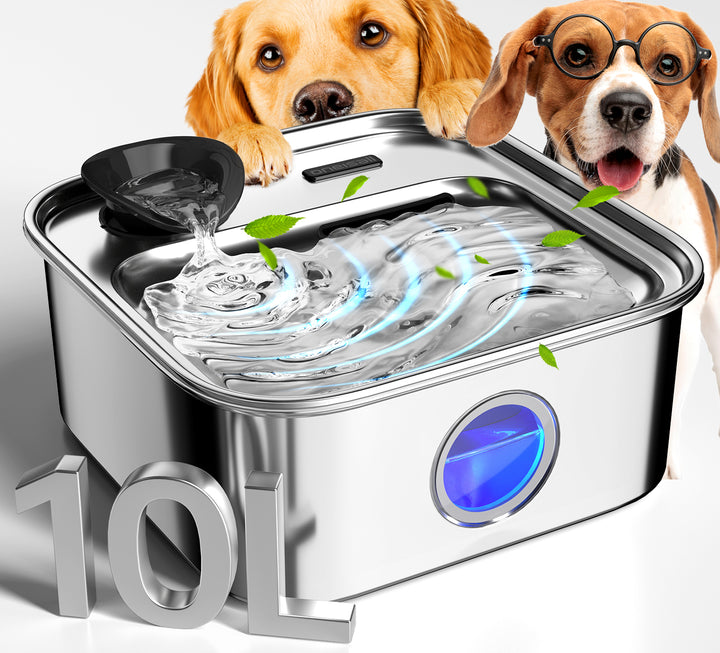 Oneisall 10L Dog Water Fountain for Large Dogs product view