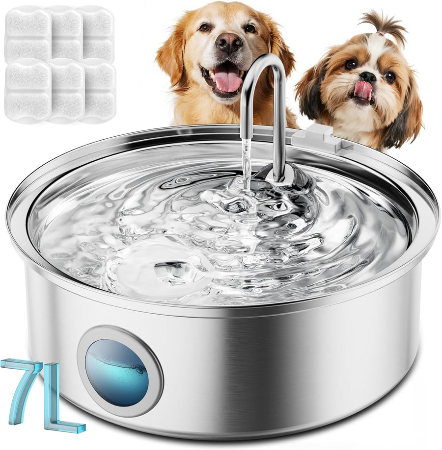 Oneisall PWF002 7L Stainless Pet Water Fountain product view