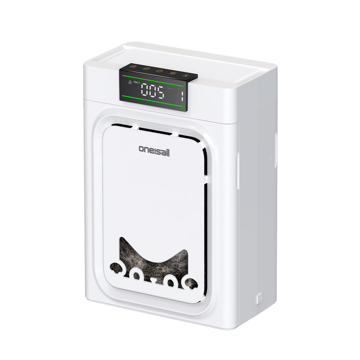 Oneisall Air Purifier for Homes with Pets, Double-Sided Inlet